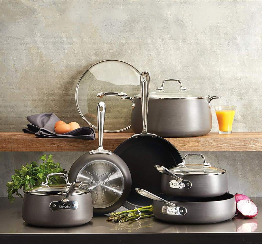 Best-Nonstick-Cookware-Review-All-Clad Hard Anodized-3-Piece-Nonstick-Cookware-Set-Review